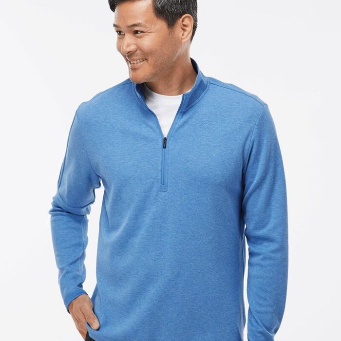Men's 3-Stripes Quarter-Zip Sweater Pullover Thumbnail