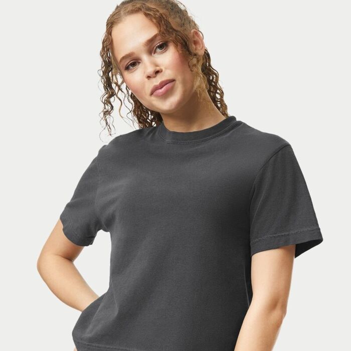 Women's Garment-Dyed Heavyweight Boxy T-Shirt Thumbnail