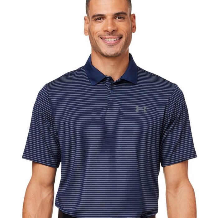 Men's 3.0 Striped Perf Polo Thumbnail