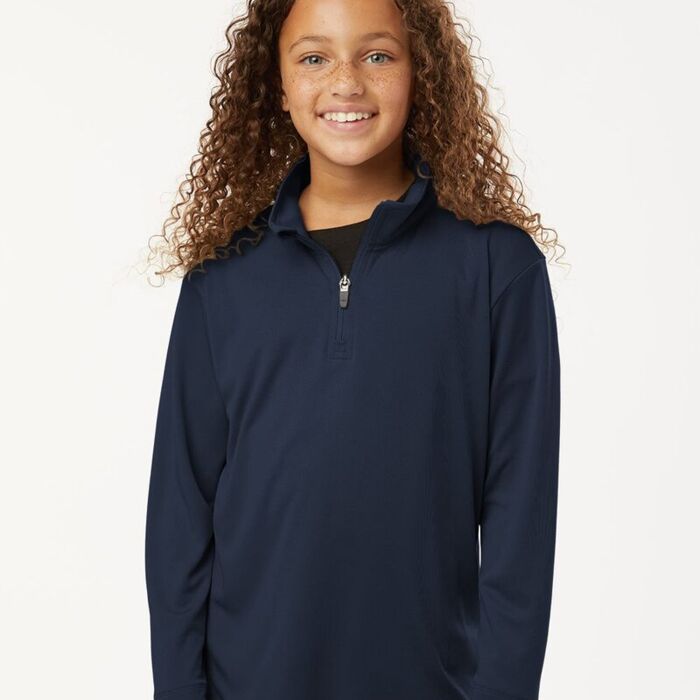 Youth Pro-Lock Performance Quarter-Zip Pullover Thumbnail