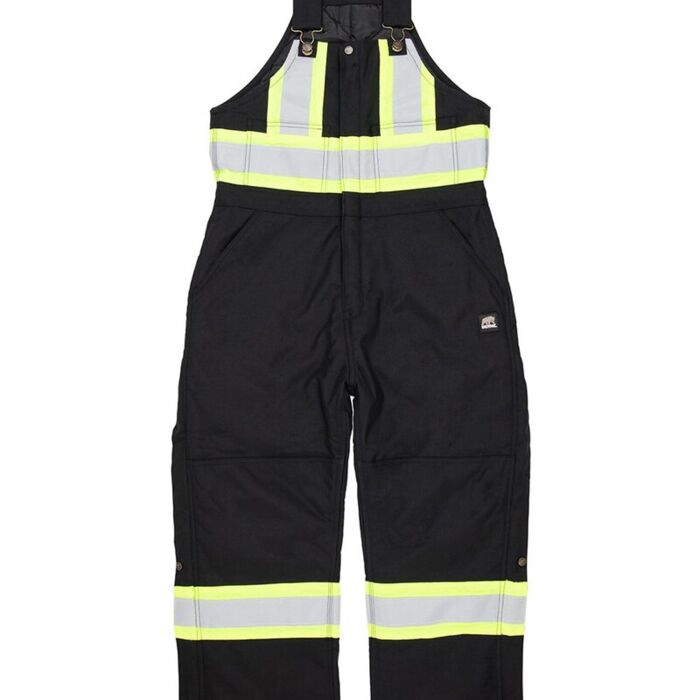 Safety Striped Arctic Insulated Bib Overall Thumbnail
